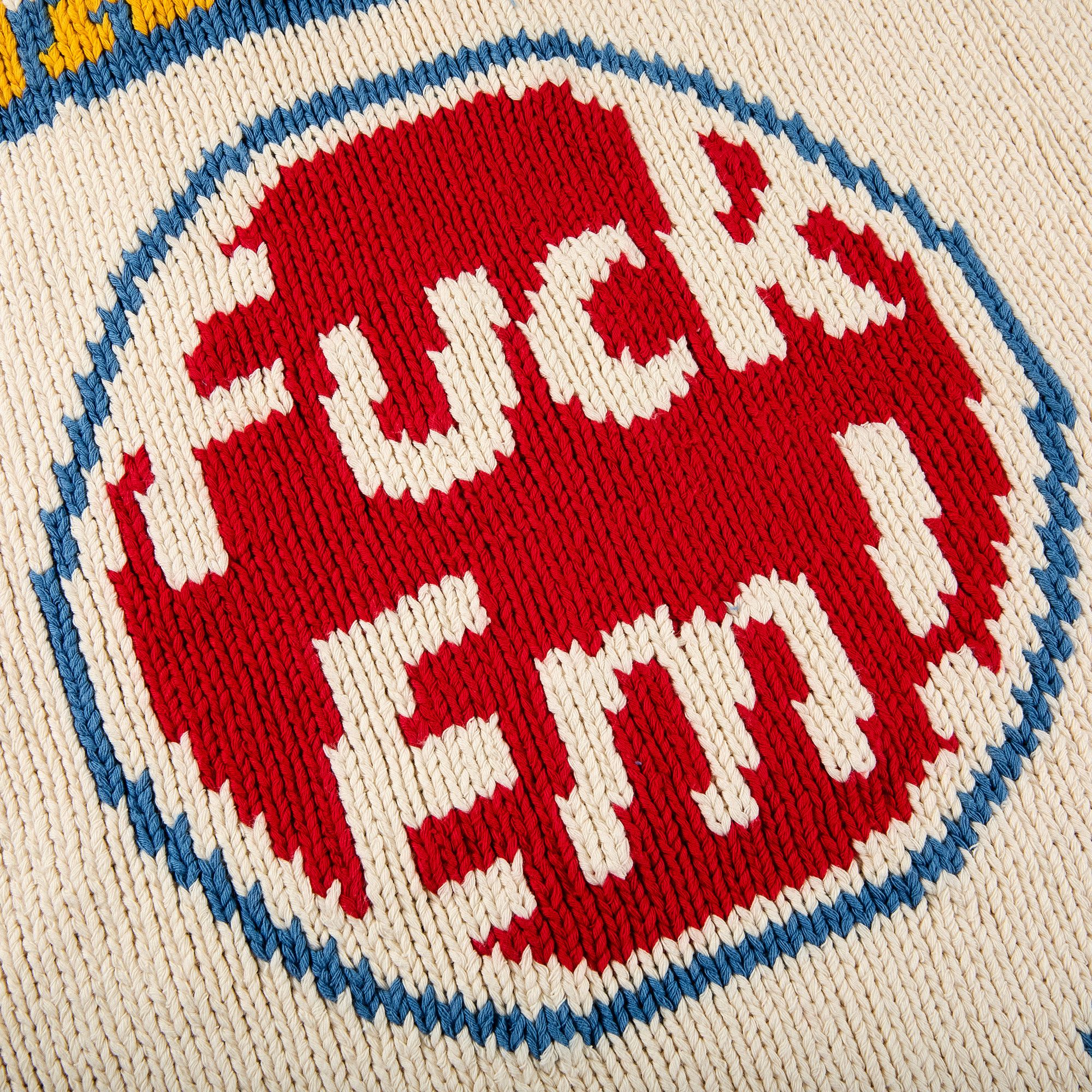 Buy Supreme x Hysteric Glamour Logos Zip Up Sweater 'Natural