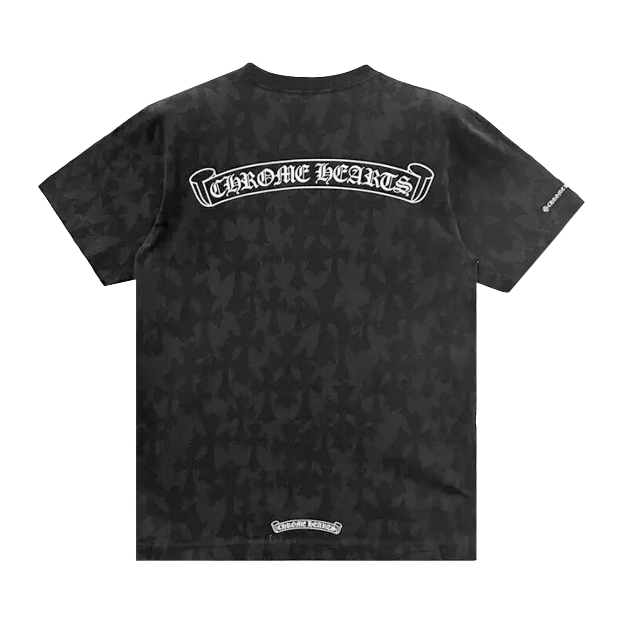 Buy Chrome Hearts Crosses All Over Horseshoe T-Shirt 'Black