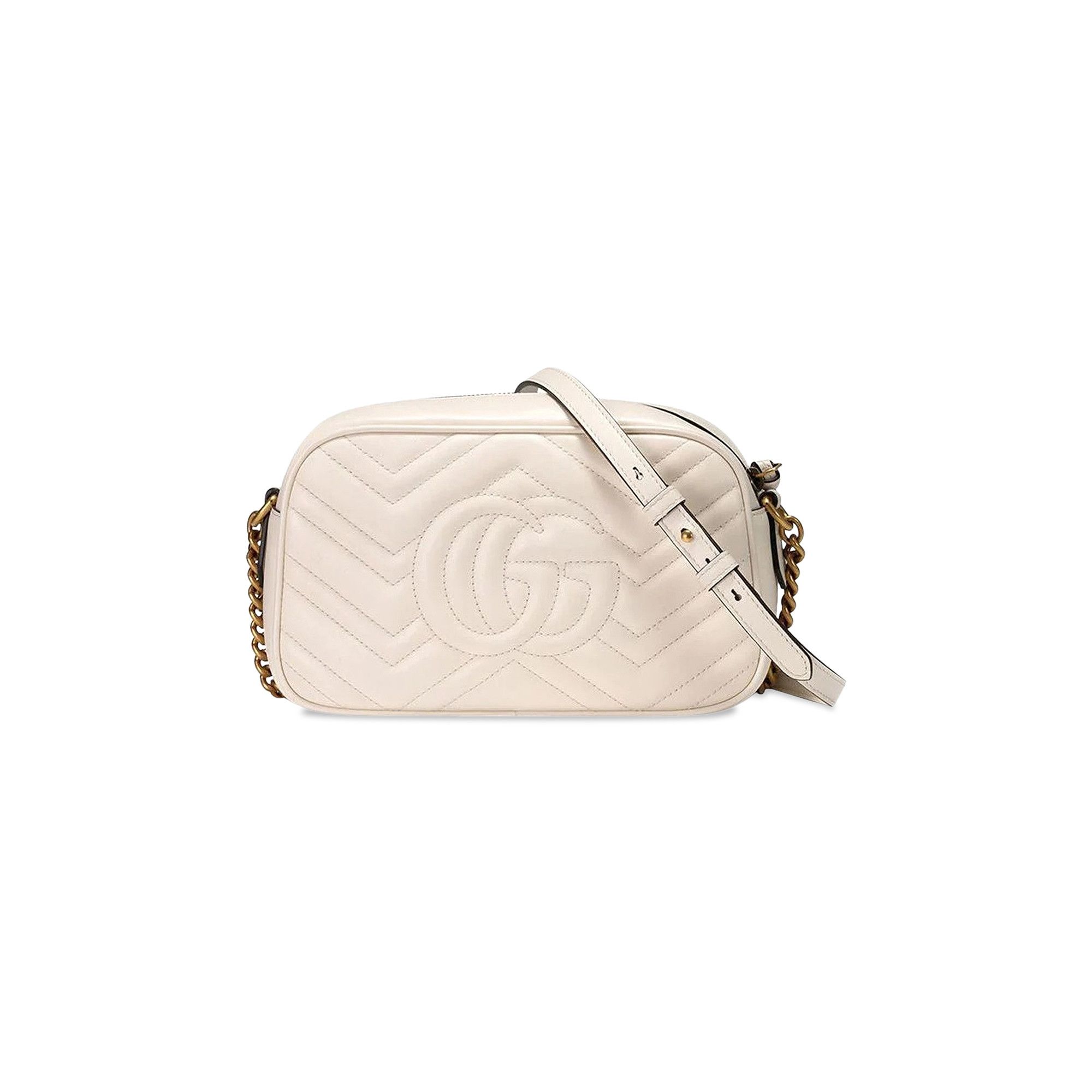 Buy Gucci GG Marmont Small Shoulder Bag 'White' - 447632 DTD1T