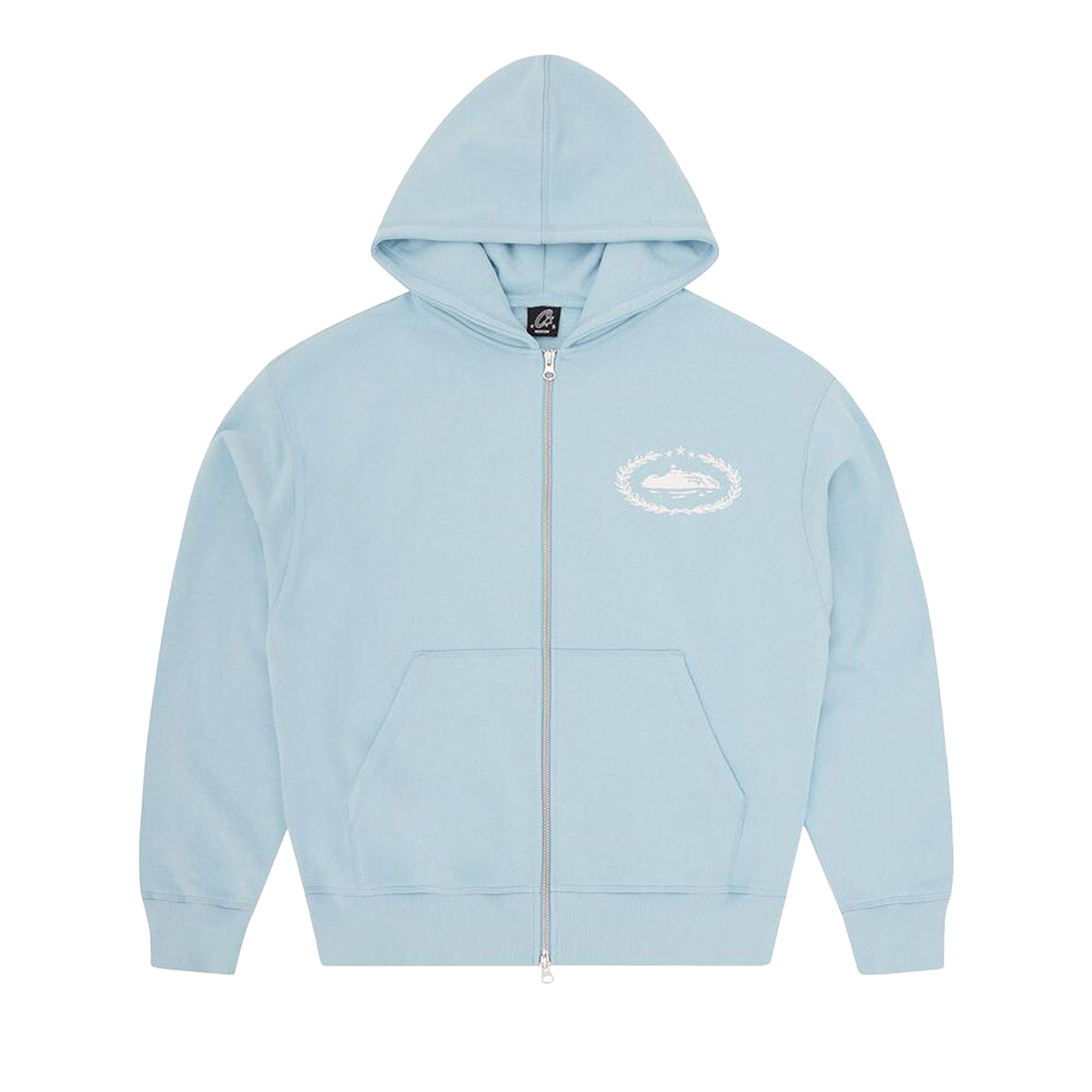 Buy Corteiz Superior Royale Zip Hoodie 'Baby Blue' - 7892