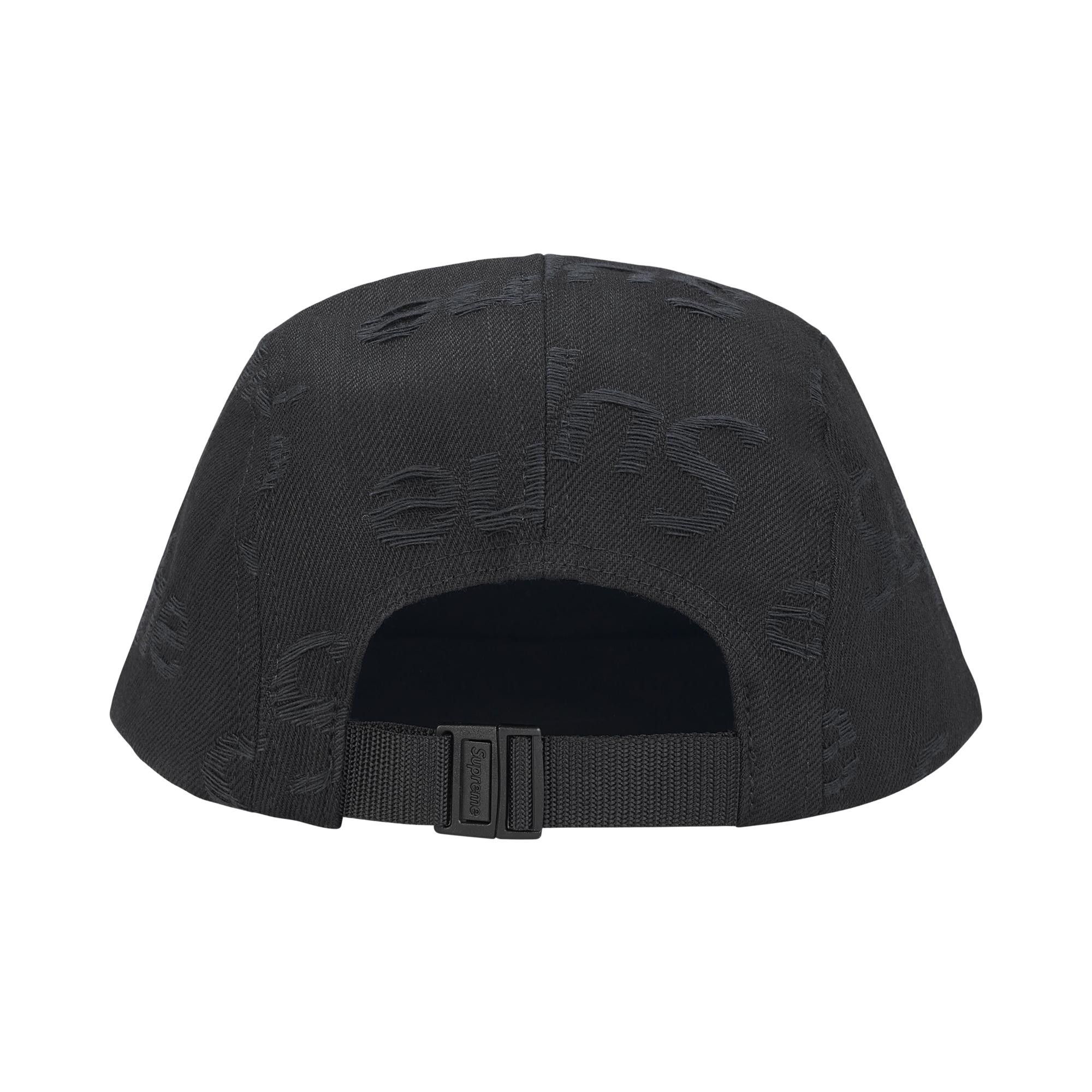 Buy Supreme Jacquard Logos Denim Camp Cap 'Black' - FW25H116 BLACK