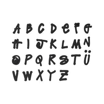 Buy Stussy Alphabet Magnets 'Black' - 138788 BLAC | GOAT