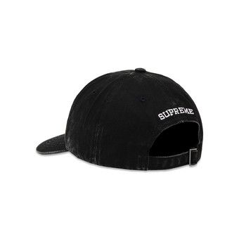 Buy Supreme Pigment Coated 2-Tone S Logo 6-Panel 'Black' - FW25H21