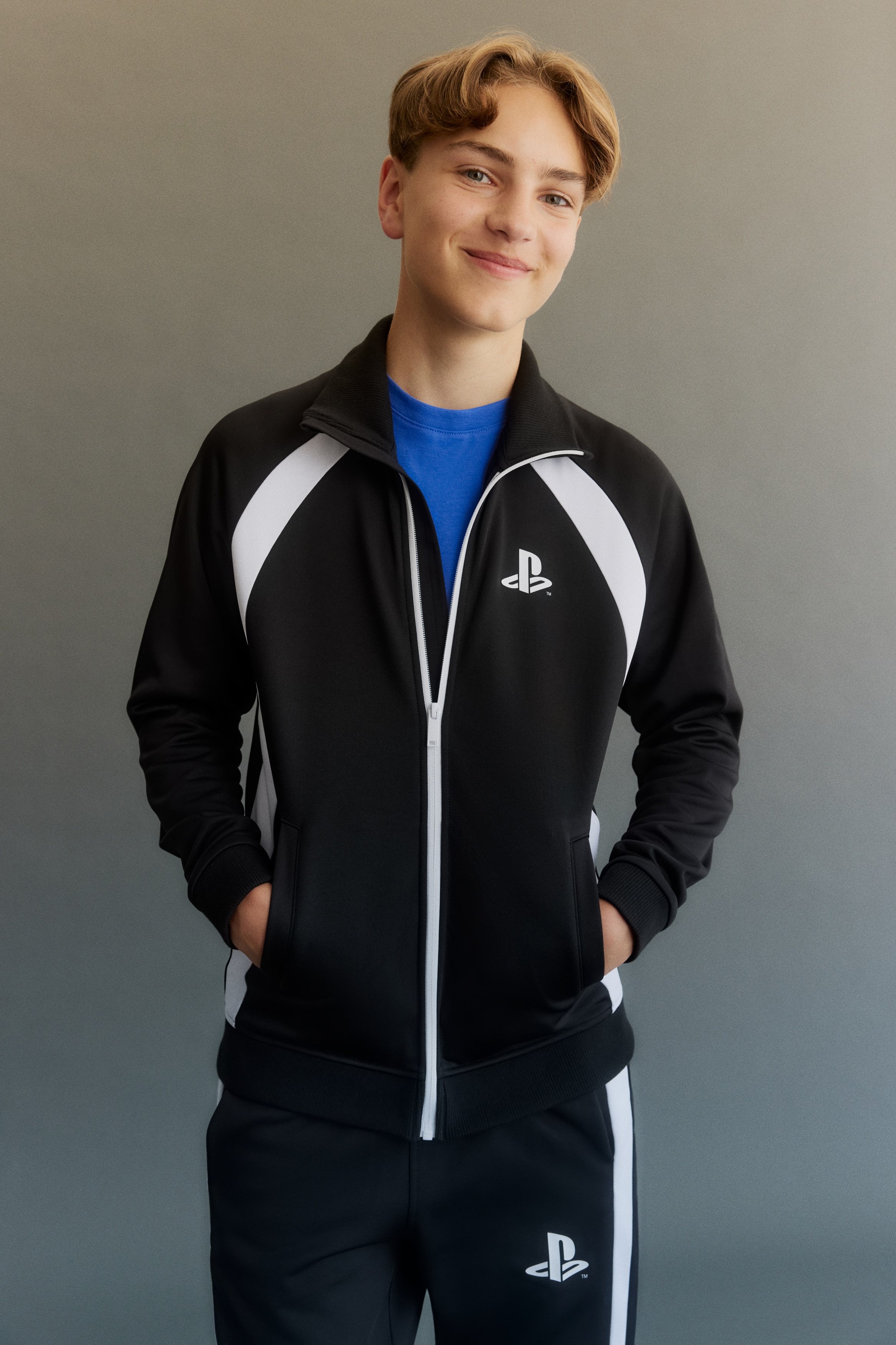 トラックジャケット - ブラック／PlayStation - Kids | H&M JP