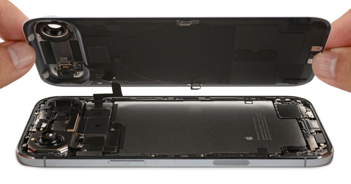 iFixitが厚さ6.5mmの「iPhone Air」を分解 バッテリー交換も容易と評価