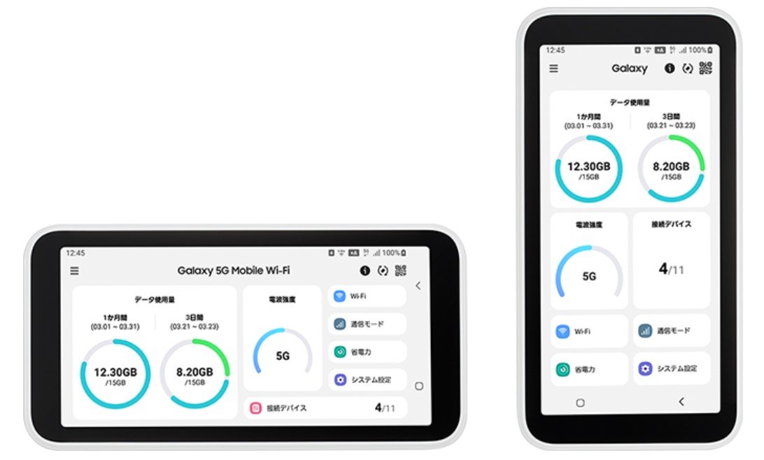 Galaxy初の5G対応モバイルルーターがKDDIから データ無制限の専用