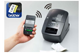 ブラザー、スマホにも対応の無線LAN搭載ラベルプリンタ「QL-720NW