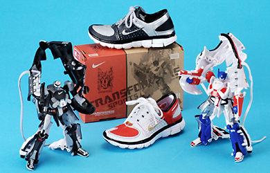 ロボットに変形するNIKEシューズ：トランスフォーム - ITmedia NEWS