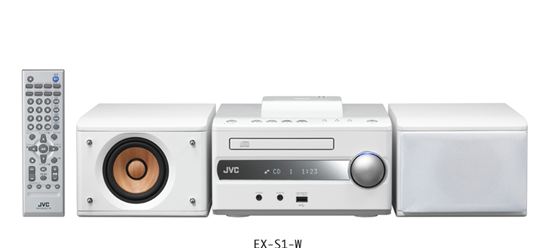 ビクター、iPod／iPhoneドック搭載のエントリ向けウッドコーンコンポ