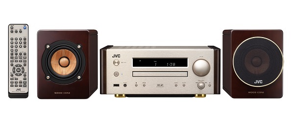 JVC、ウッドコーンスピーカーと新デジタルアンプ搭載のコンポ3機種