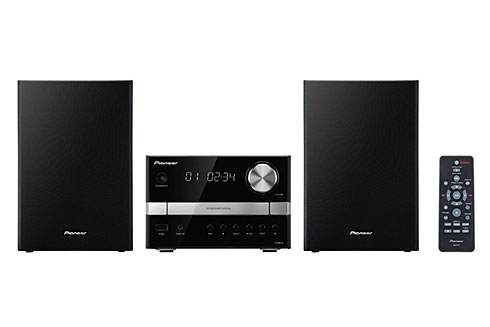 パイオニア、スマホからのワイヤレス再生に対応した低価格CDミニコンポ