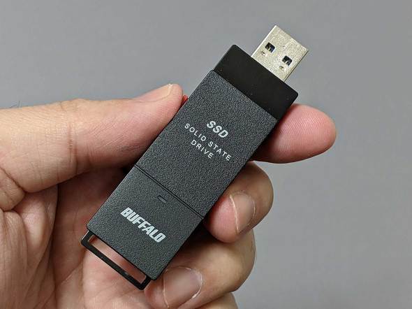 バッファローのスティックSSD「SSD-PUTA」を試して分かったこと
