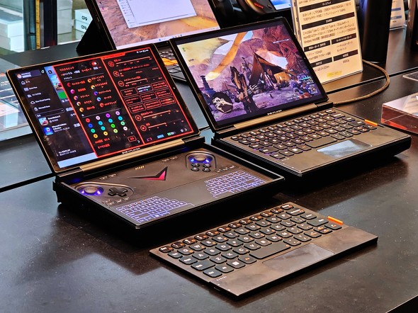 着脱式デュアルキーボード搭載、“変態”する8.8型ノートPC「ONEXPLAYER