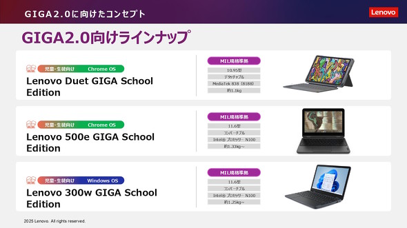 GIGA 2.0はどうなっている？ 5年間の“経験値”を元にレノボが「Lenovo