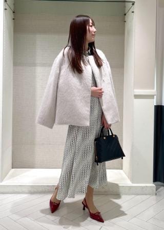 ROPÉ(ロペ) / スーリーアルパカシャギーハーフコート (ジャケット