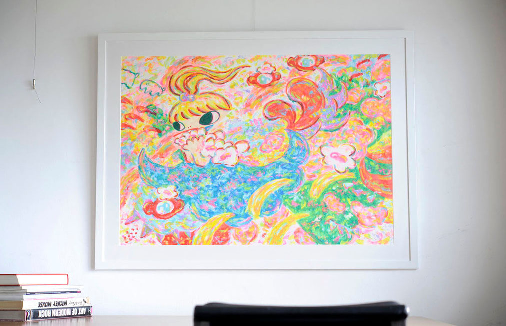 ロッカクアヤコ 'Untitled' シルクスクリーン