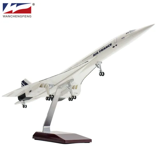 LED Version]Plane Model Airplane Model Air France Concorde 1/125