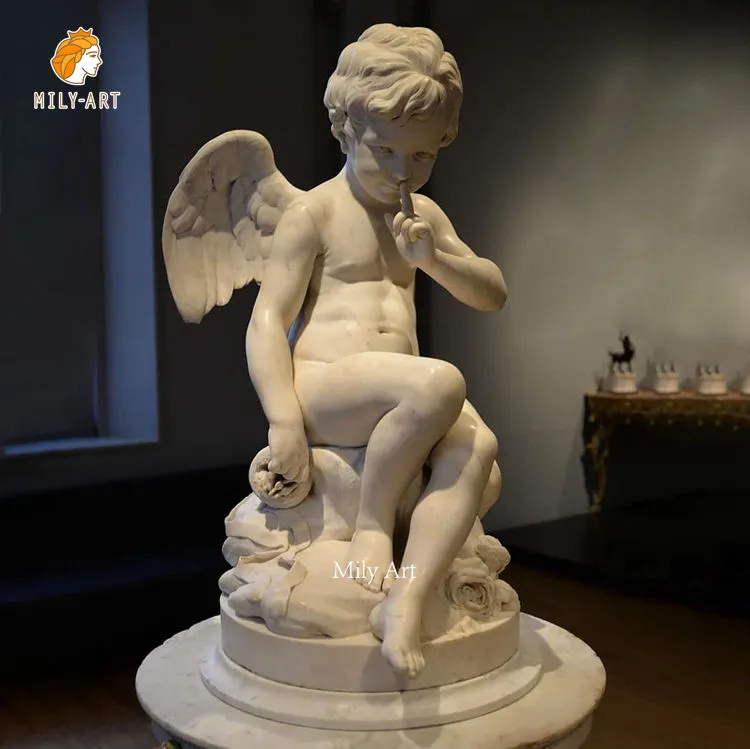 ヨーロッパのヴィンテージ彫刻 北欧の庭の装飾 オーナメント 大理石の