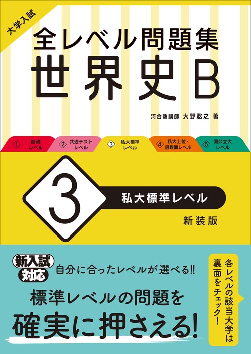 大学入試 全レベル問題集 世界史B 3 私大標準レベル 新装版 – 丸善