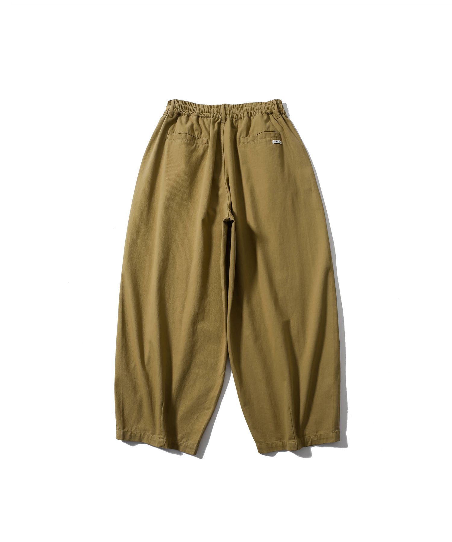 MUSINSA公式 | ANGLAN Long Tuck Wing Balloon Pants - Beige