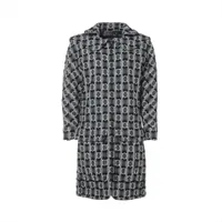 シャネル ココボタン ウール ニット 42 レディース グレー