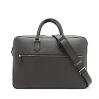 ブルガリ ブルガリマン レザー 2WAYビジネスバッグ ブラック A2424330