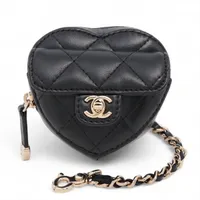 シャネル マトラッセ ラムスキン 手帳カバー ブラック シルバー金具 13