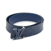 ヴィトン M9578 サンチュール クチュール ベルト レザー ブラック