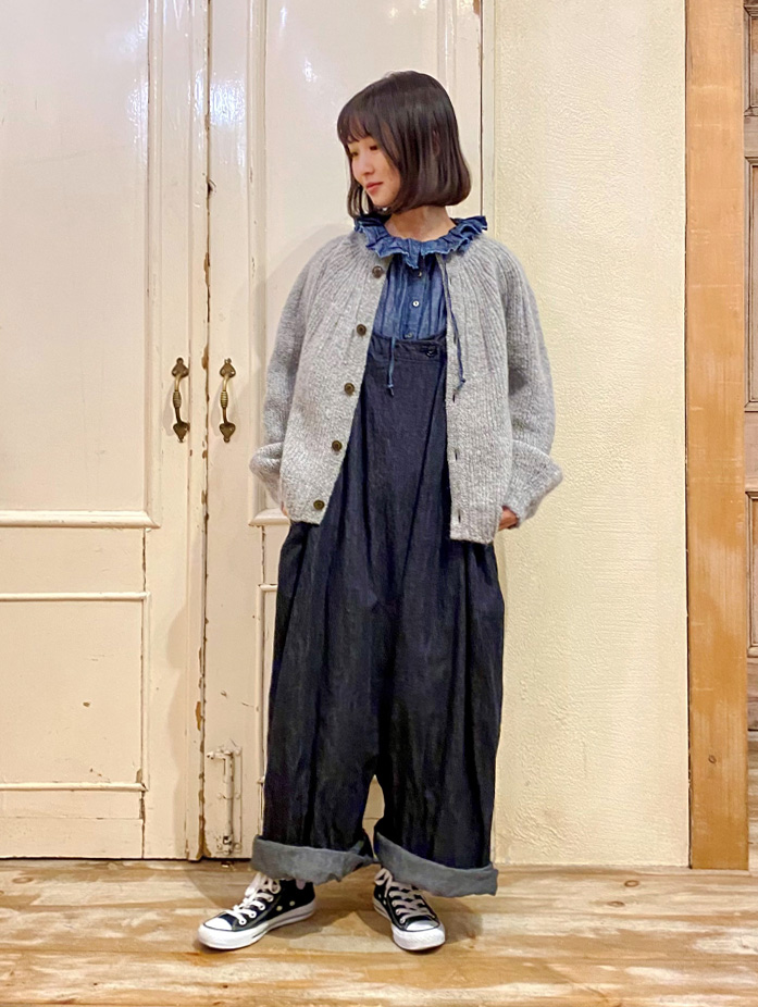 ネストローブ bisque by nest Robe *リネンブラウス*シャツ0117 bisque