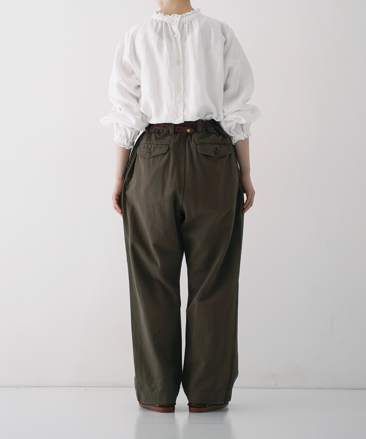 UpcycleLino] BASIC チノ2タックワイドパンツ new color｜nest Robe