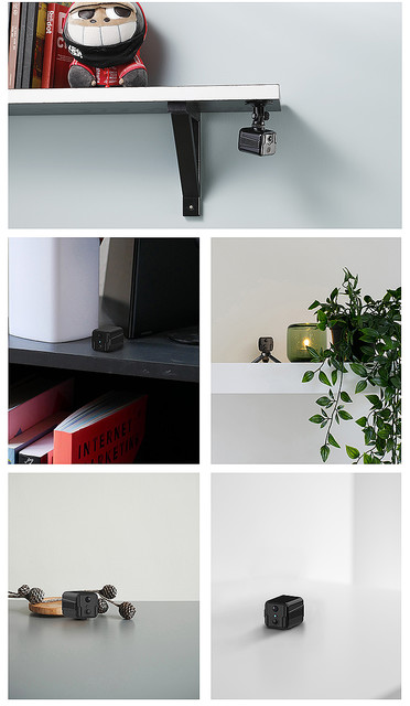 動体検知機能付き、異常が起きたらすぐわかる。超小型ホーム