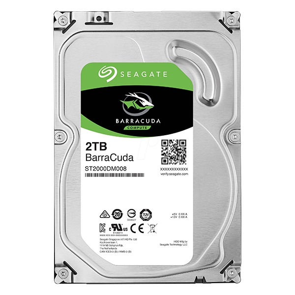 Seagate Seagate BarraCuda 3.5 2TB 内蔵HDD メーカー2年保証 SATA 6.0