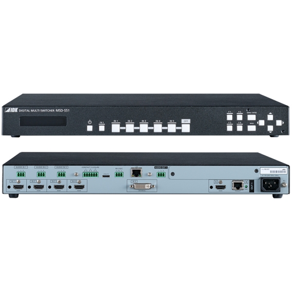 アイ・ディ・ケイ 5入力1出力 デジタルマルチスイッチャ MSD-S51 - NTT