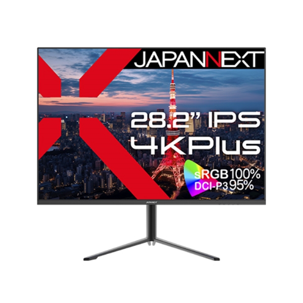 JAPANNEXT 液晶ディスプレイ 28型/3840×2560/HDMI×2、DP×2/ブラック