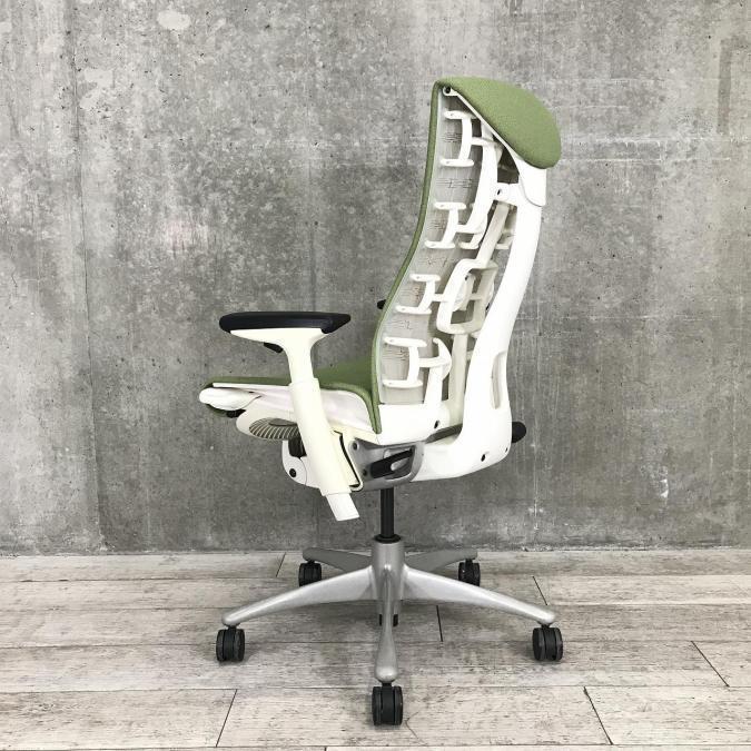 D エンボディチェア 最高級 ハーマンミラー ホワイト Embody