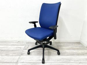 中古】ヴィスコンテチェア オカムラ/okamura 肘無ローバックチェア