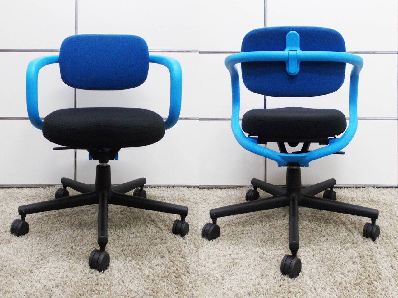 中古】Allstar vitra/ヴィトラ 肘付ローバックチェア 298053 - 中古