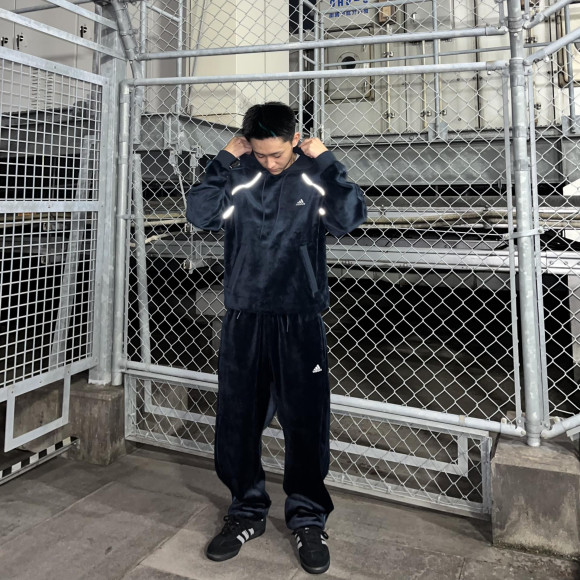 adidas ベロアスウェット【セットアップ】 │ 福岡PARCO-パルコ-