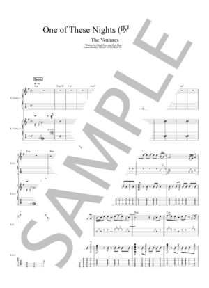 楽譜】Feel Like Makin' Love / ギタースコア TAB譜 / Larry・Coryell