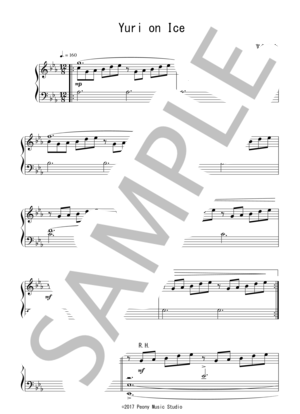 Yuri on Ice ：アニメ「ユーリ!!! on Ice」OST | 楽譜一覧 - Piascore