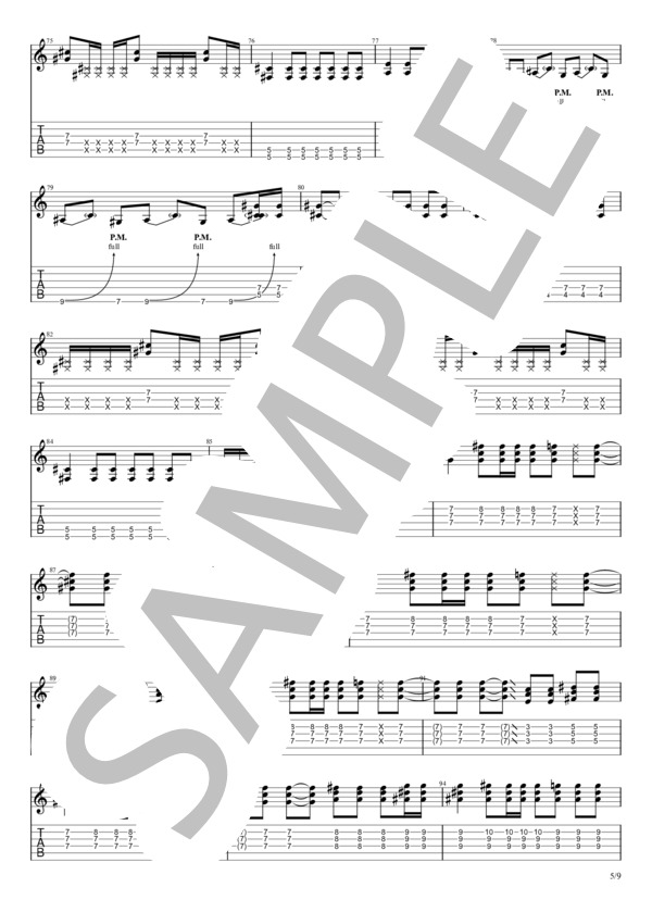 楽譜】hide / ever free / hide (ギターソロ / 入門) - Piascore 楽譜