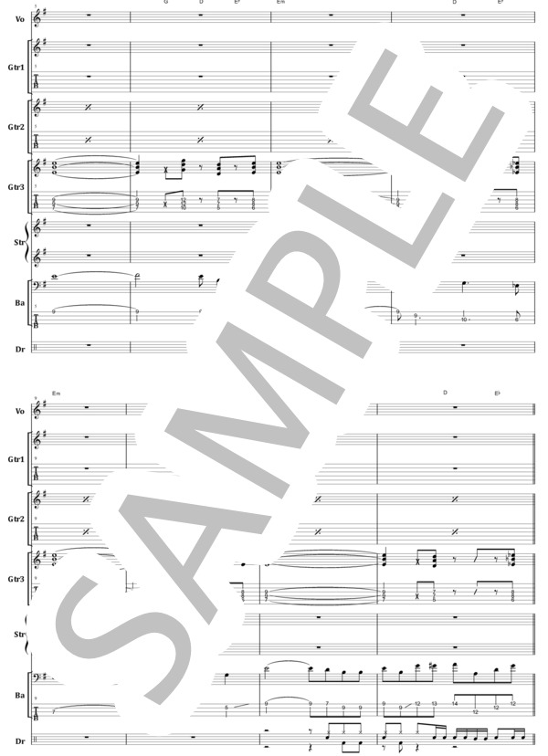 楽譜】X / WEEK END 楽譜 / YOSHIKI (バンドスコア / 中級) - Piascore