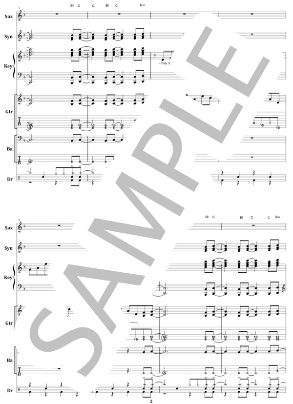 楽譜】TRUTH / T-SQUARE バンド・スコア from68 / T-SQUARE (バンド