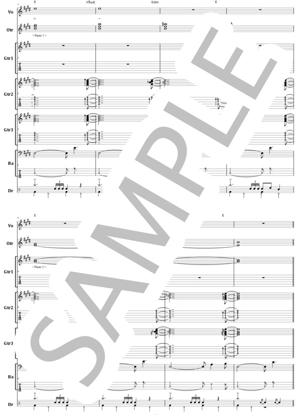 楽譜】ツイスト / 燃えろいい女 バンド・スコア from68 / ツイスト