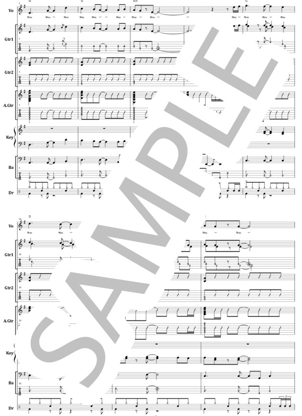 楽譜】長渕 剛 / とんぼ バンド・スコア from68 / 長渕 剛 (バンド