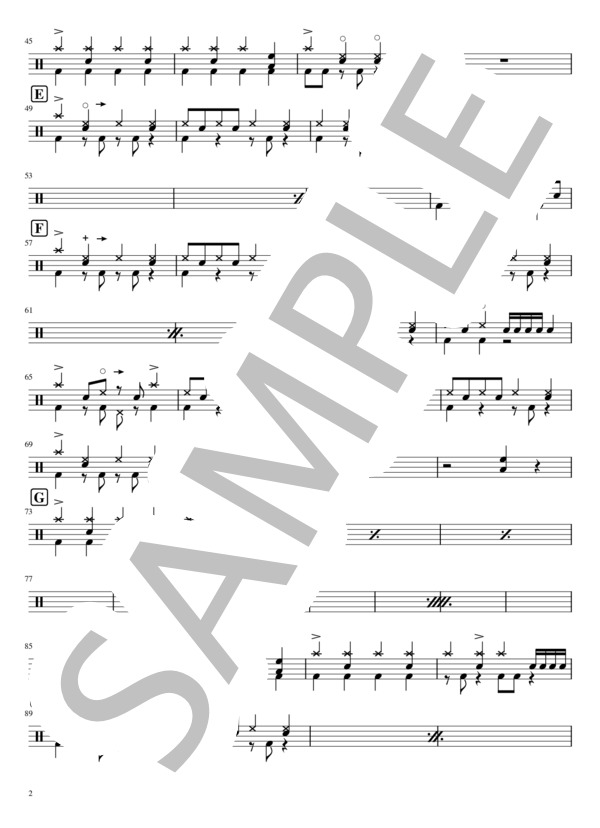 楽譜】我逢人 / Mrs. GREEN APPLE (ドラム / 初〜中級) - Piascore