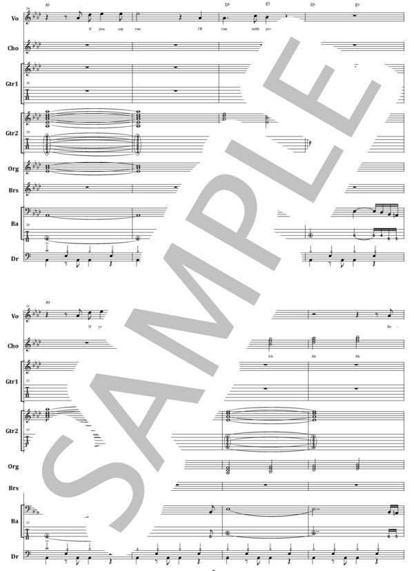 楽譜】DAVID BOWIE / レッツ・ダンス バンド・スコア from68