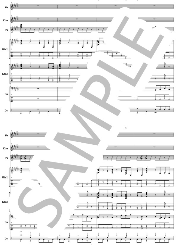 楽譜】THE DOOBIE BROTHERS / チャイナ・グローブ バンド・スコア