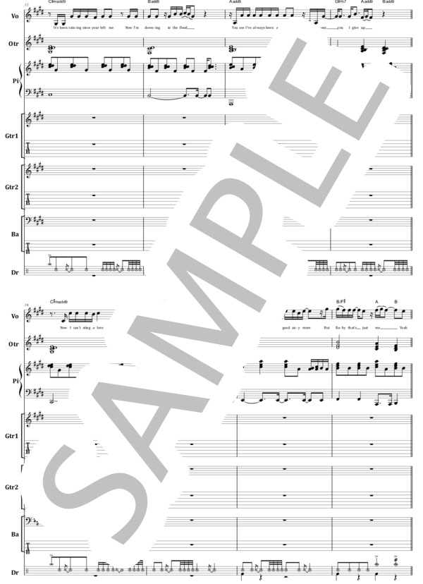 楽譜】BON JOVI / ALWAYS バンド・スコア from68 / BON JOVI (バンド