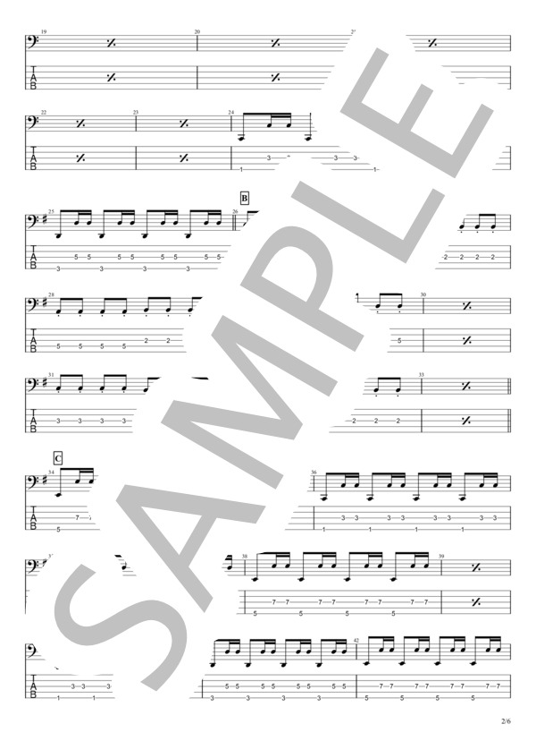 楽譜】BAD COMMUNICATION / B'z (エレキベース / 中〜上級) - Piascore